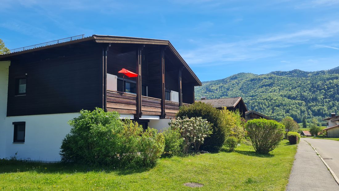 Balkon im ersten Stock