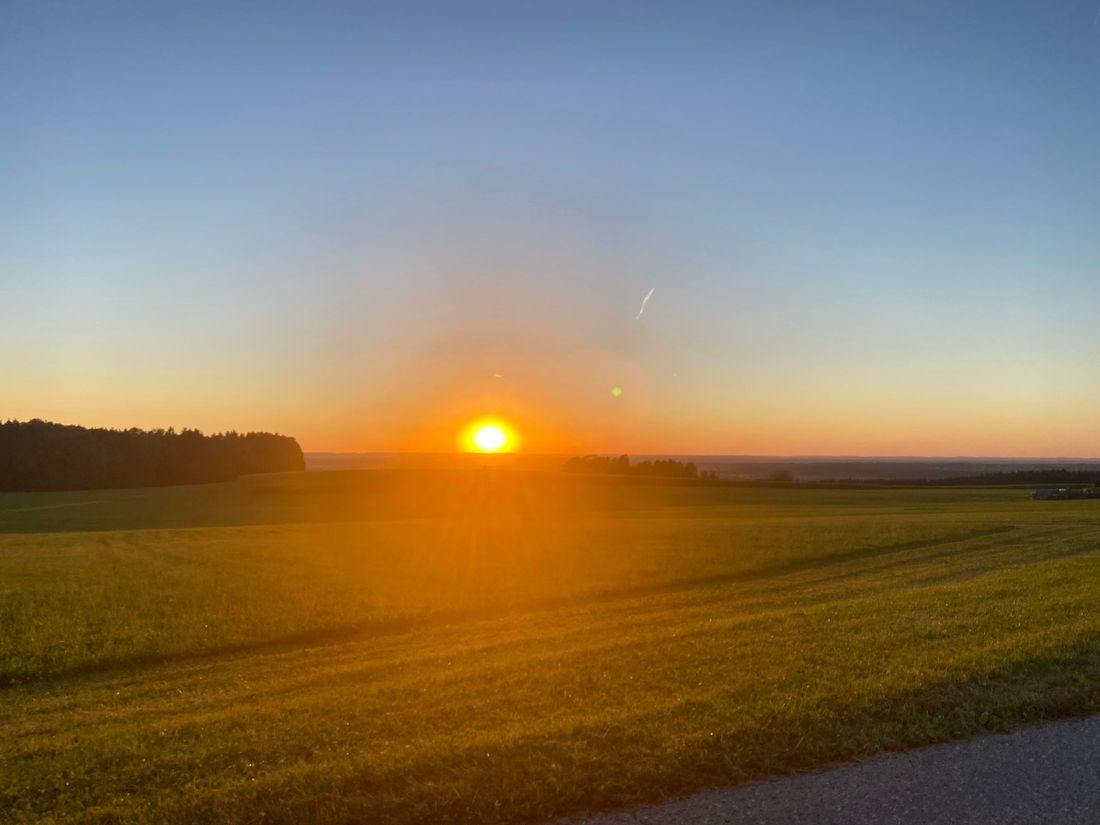 Von Hirschau Richtung Chiemsee