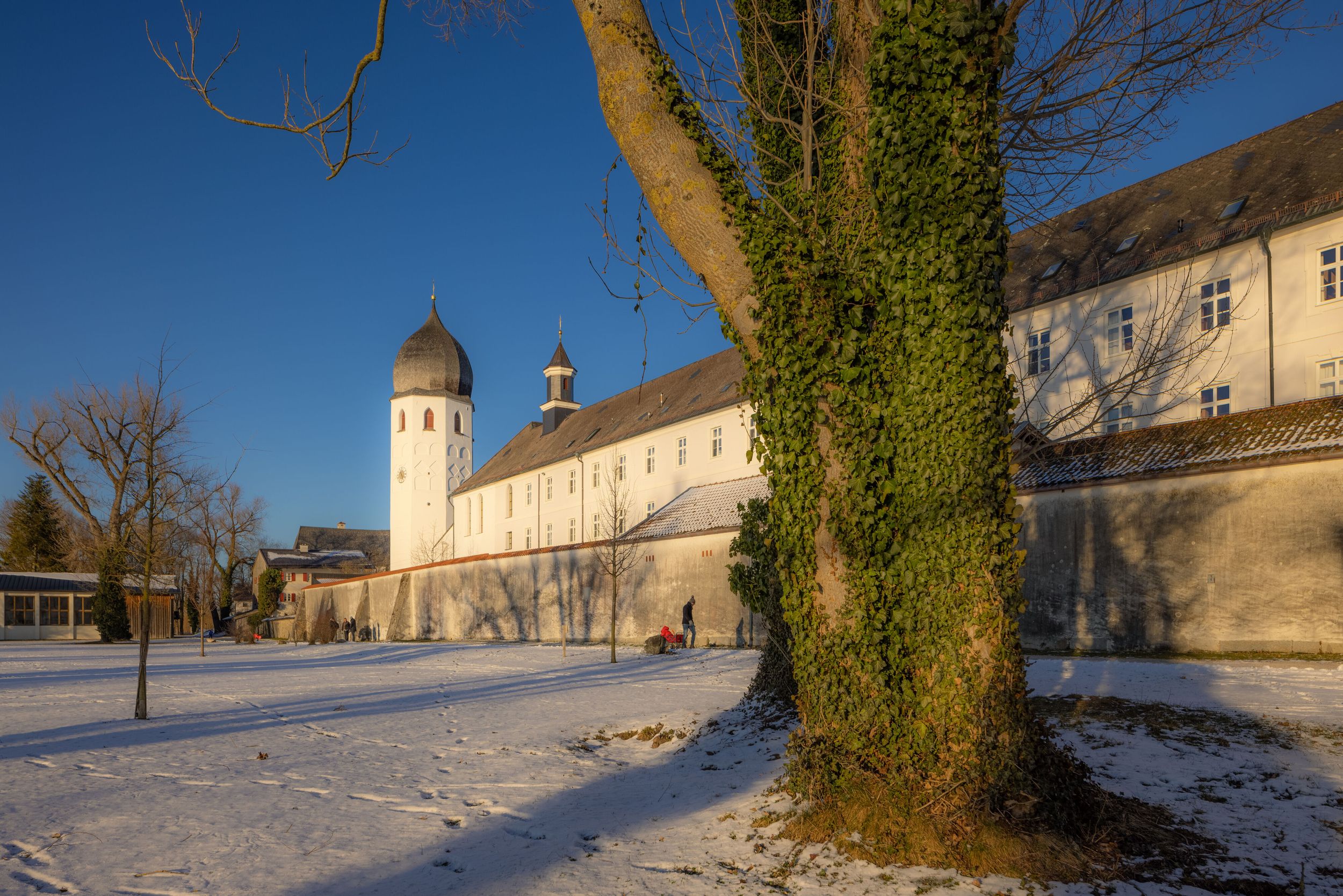 Schloss auf Insel im Chiemsee