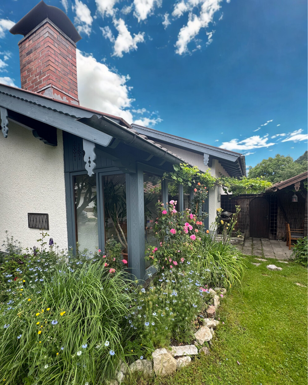 Haus mit Wintergarten