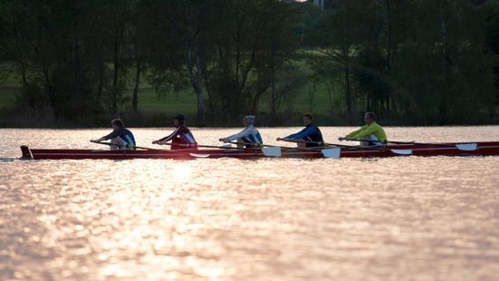 Rudern auf dem Waginger See
