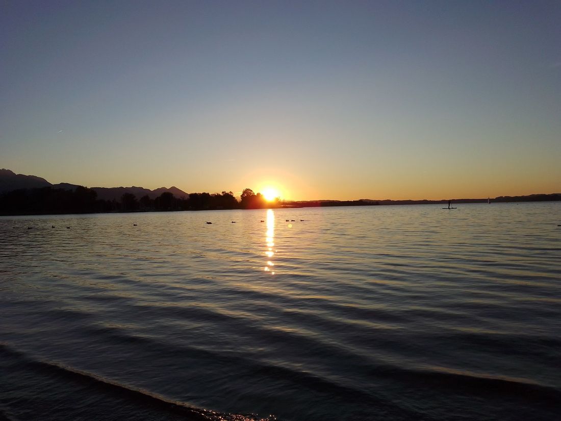 Sonnenuntergang am Chiemsee