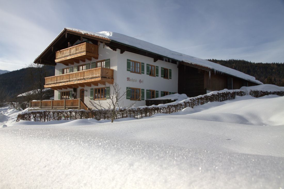 Unser Haus im Winter