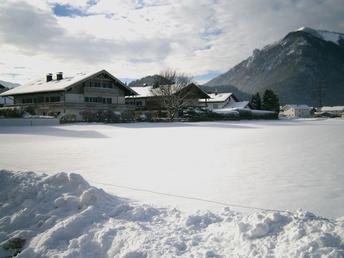 Hausansicht im Winter - Ferienwohnung Hochlerchblick