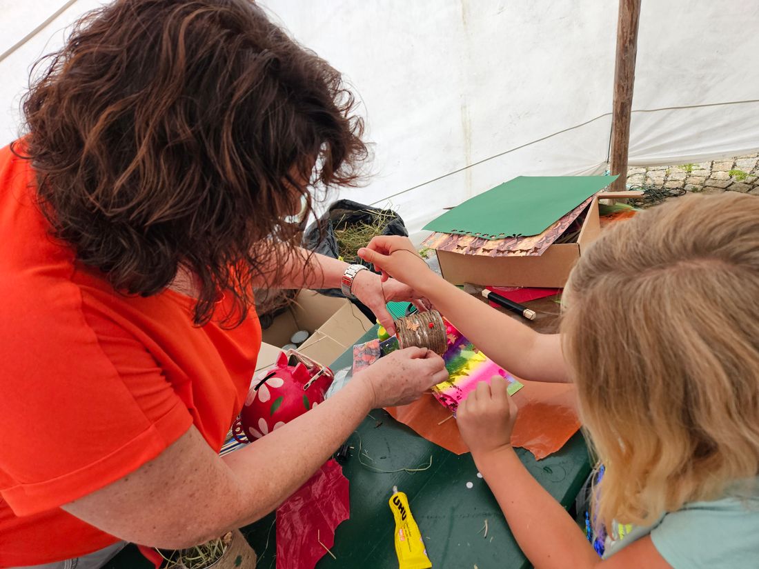 Straßenfest Bastelzelt