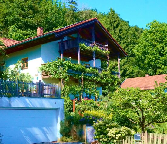 Blick aufs Haus