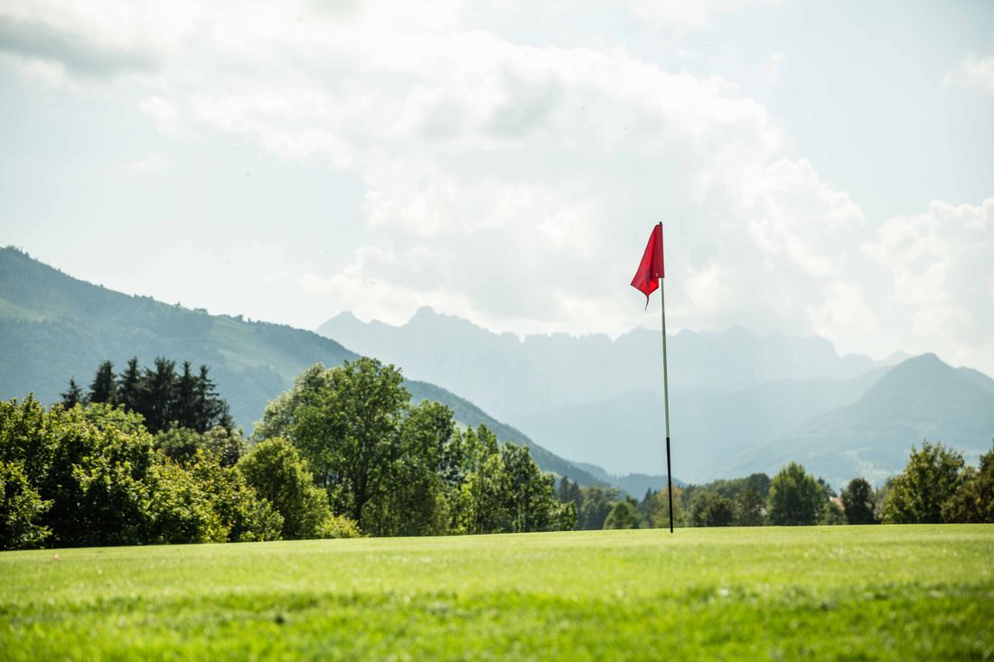 Golffahne im Golfclub Reit im Winkl