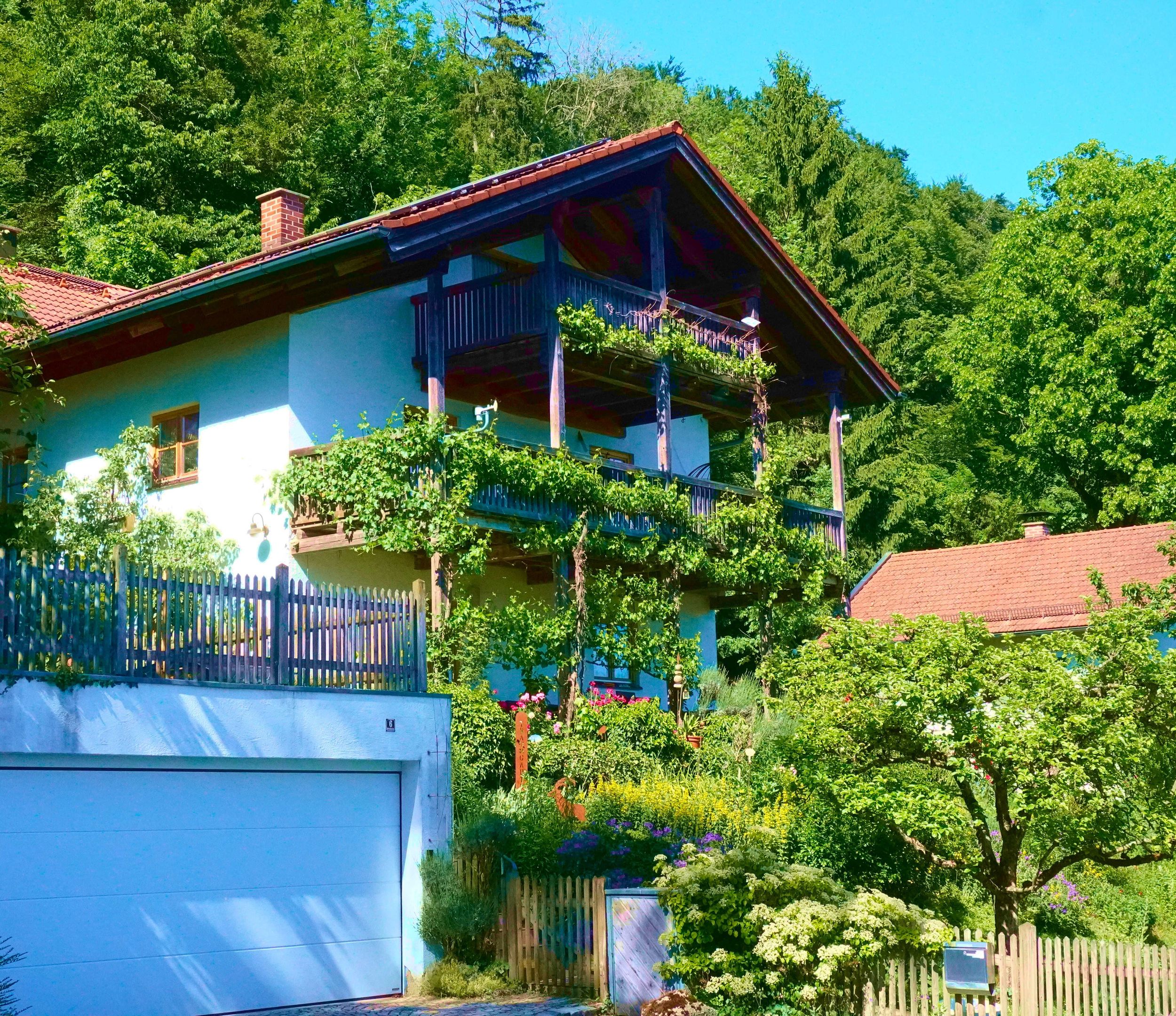 Blick aufs Haus