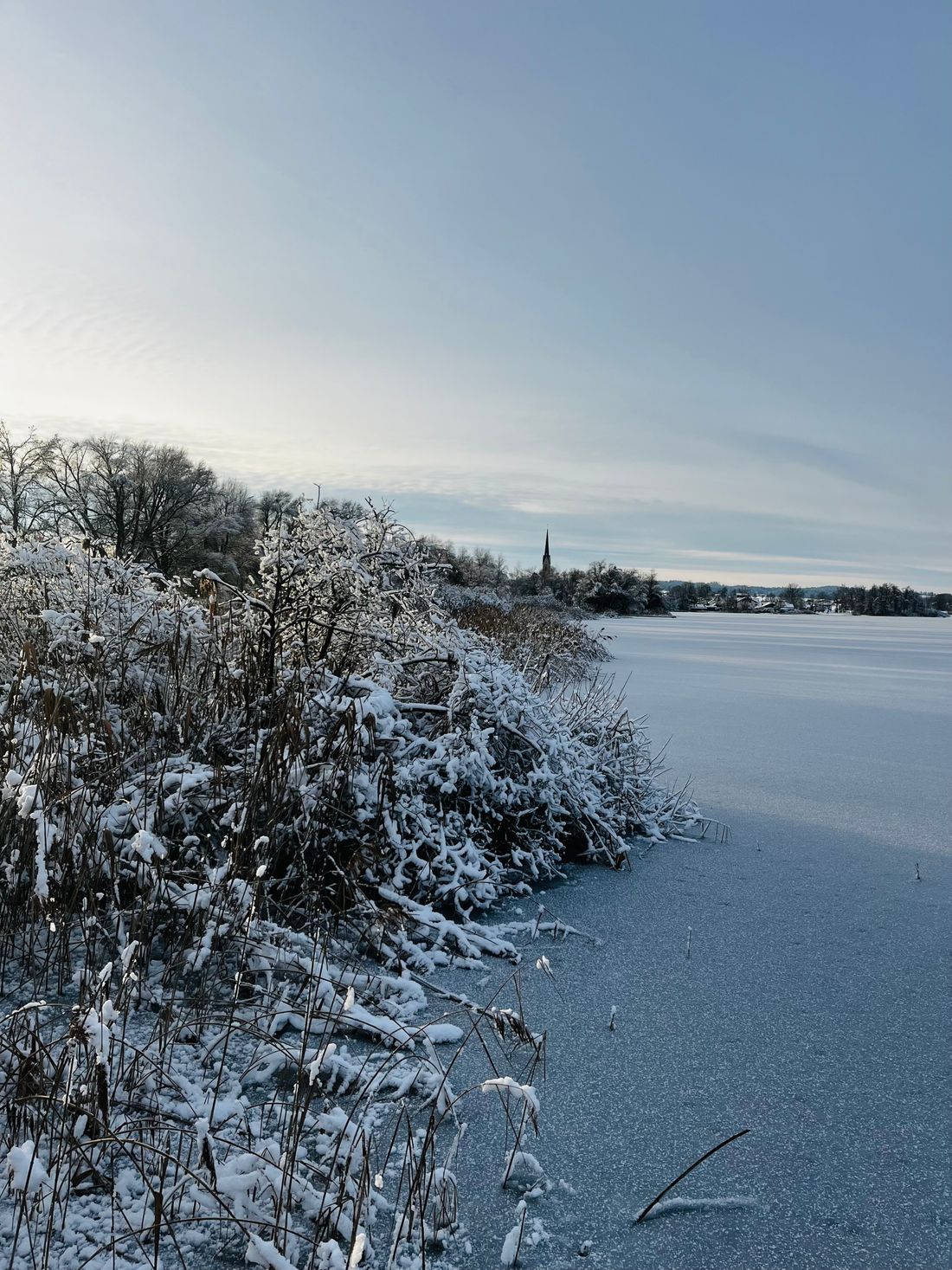 Obinger See im Winter