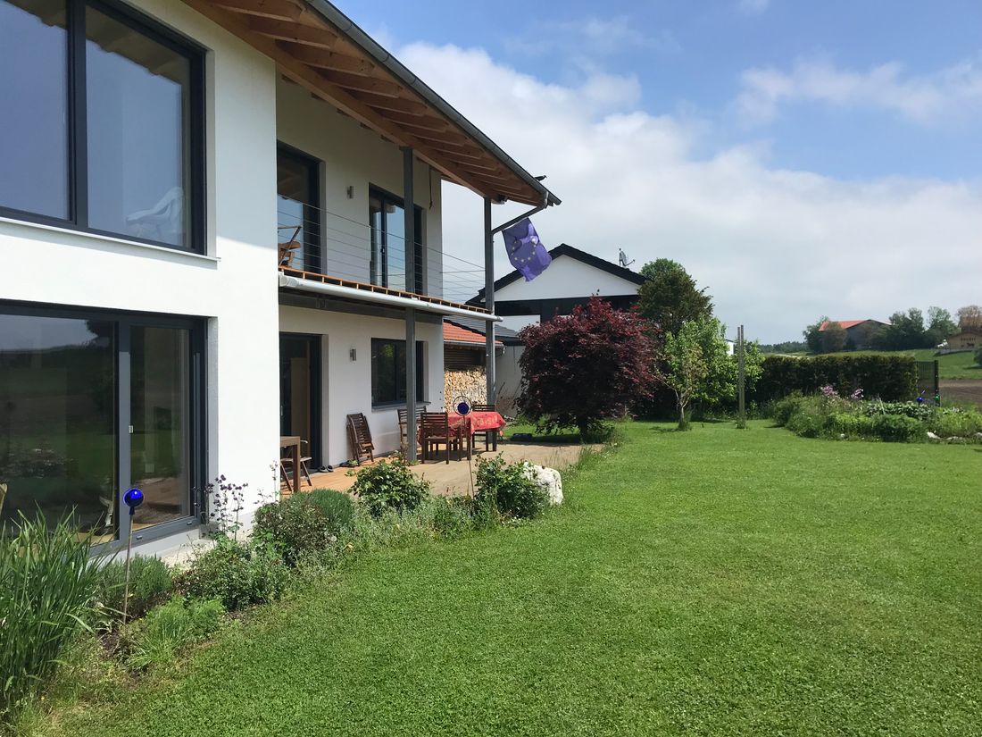 Garten mit Blick nach Osten