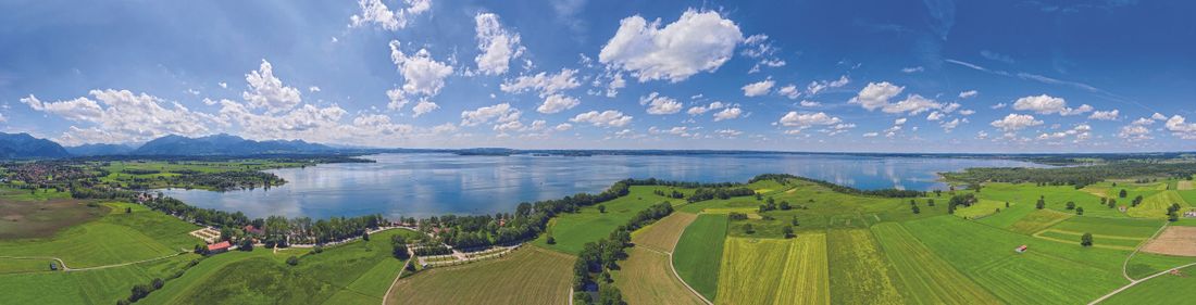 Übersee Chiemsee Panorama