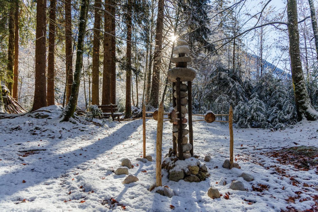 Verschneiter Märchenwald