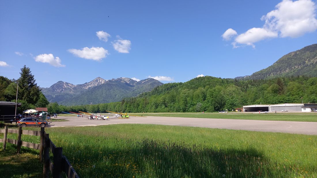 Segelflugplatz in Unterwössen