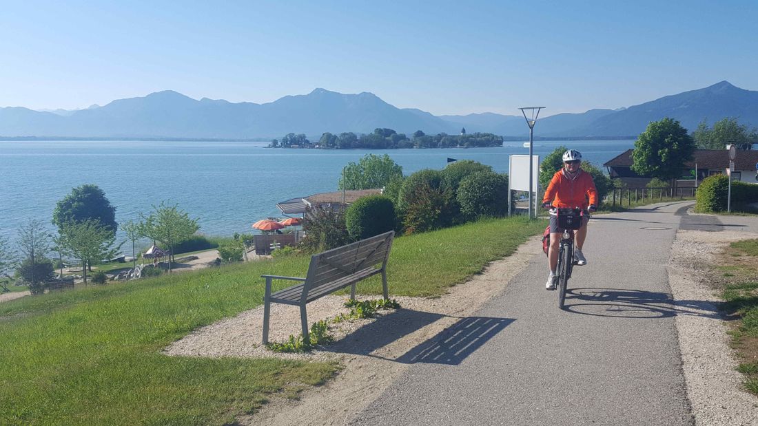Eine gemütliche Radltour um den Chiemsee