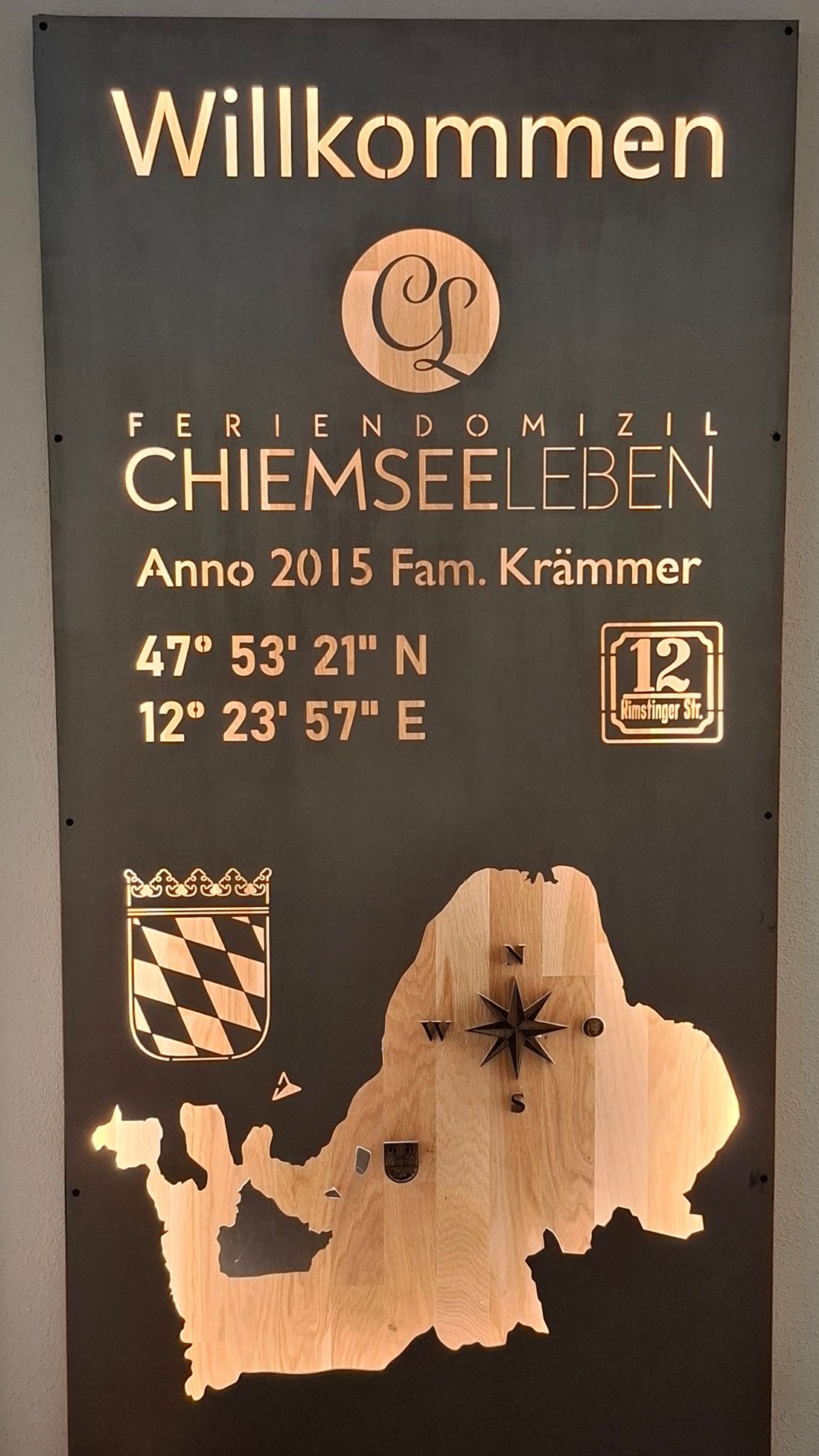 Willkommensschild