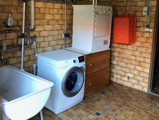 Unser Waschraum am Bauernhaus