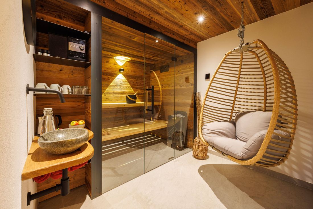 Sauna und Ruhebereich