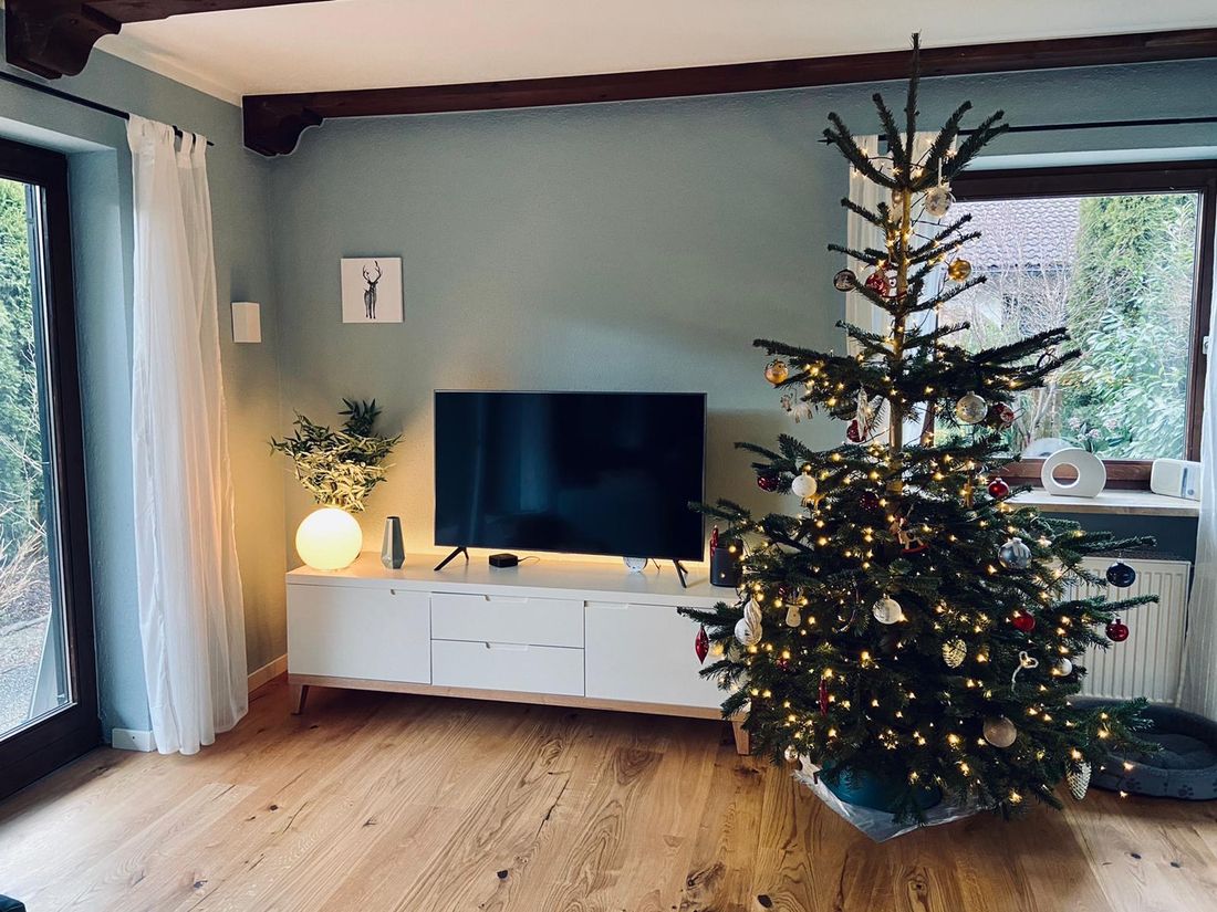 Wohnzimmer Weihnachtszeit