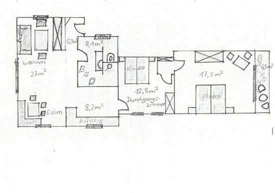 Grundriss der FeWo