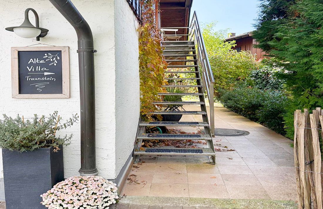 der Aufgang zur Wohnung