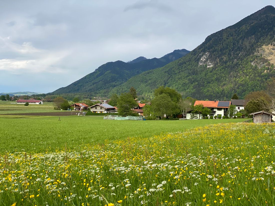 Blick von Niedernfels Richtung Grassau