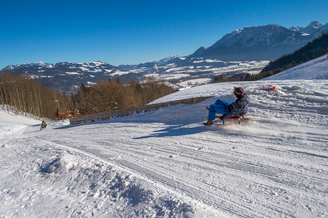 Hocheckbahn in Oberaudorf Rodeln