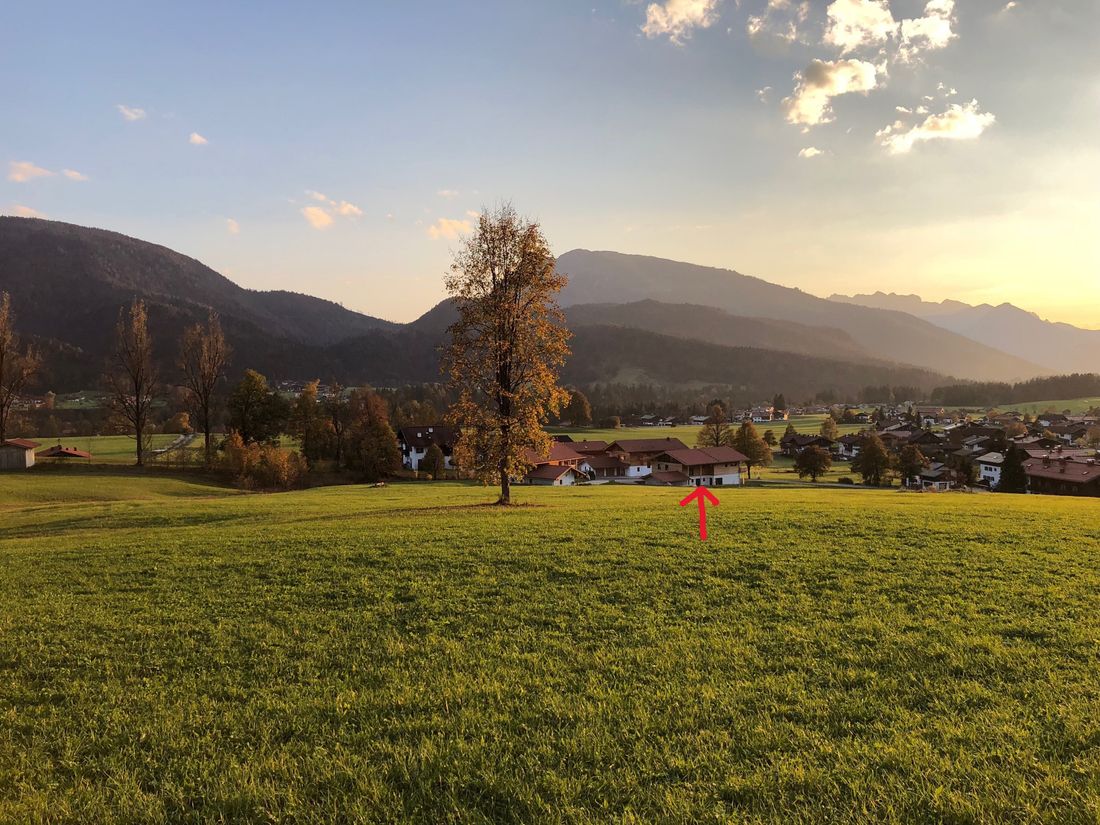 Villa Wanderlust bei Sonnenuntergang