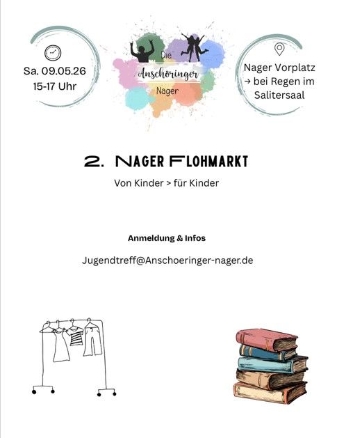 Nager-Flohmarkt-Ankündigung