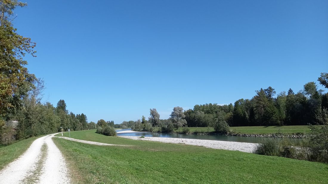 Achentalradweg, Bereich Staudach-Egerndach