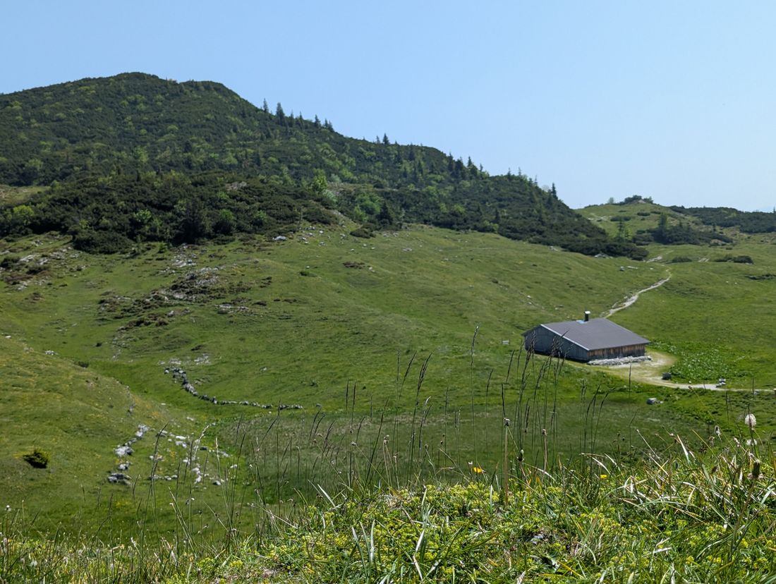 Hochtrittalm am Gletschblick Steig