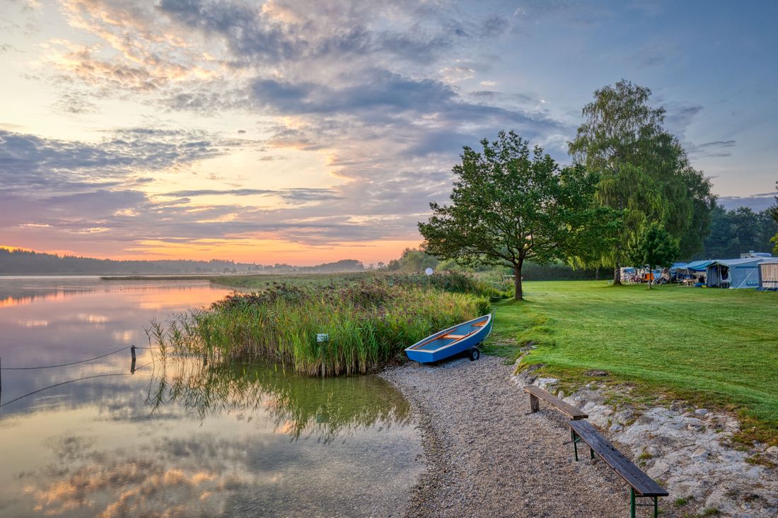 Abendliche Stimmung am Waginger See