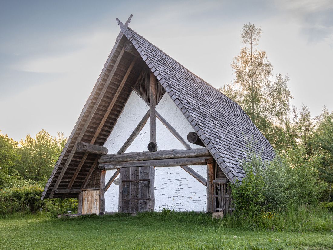 Baiuvarenhaus im Kurpark Waging