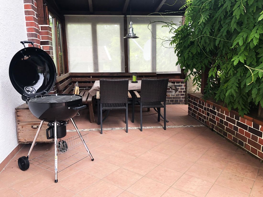 Terrasse mit Grill