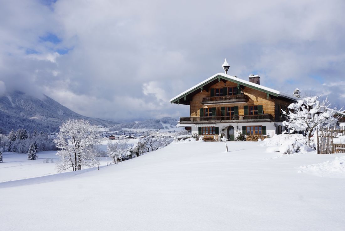 Hof im Winter