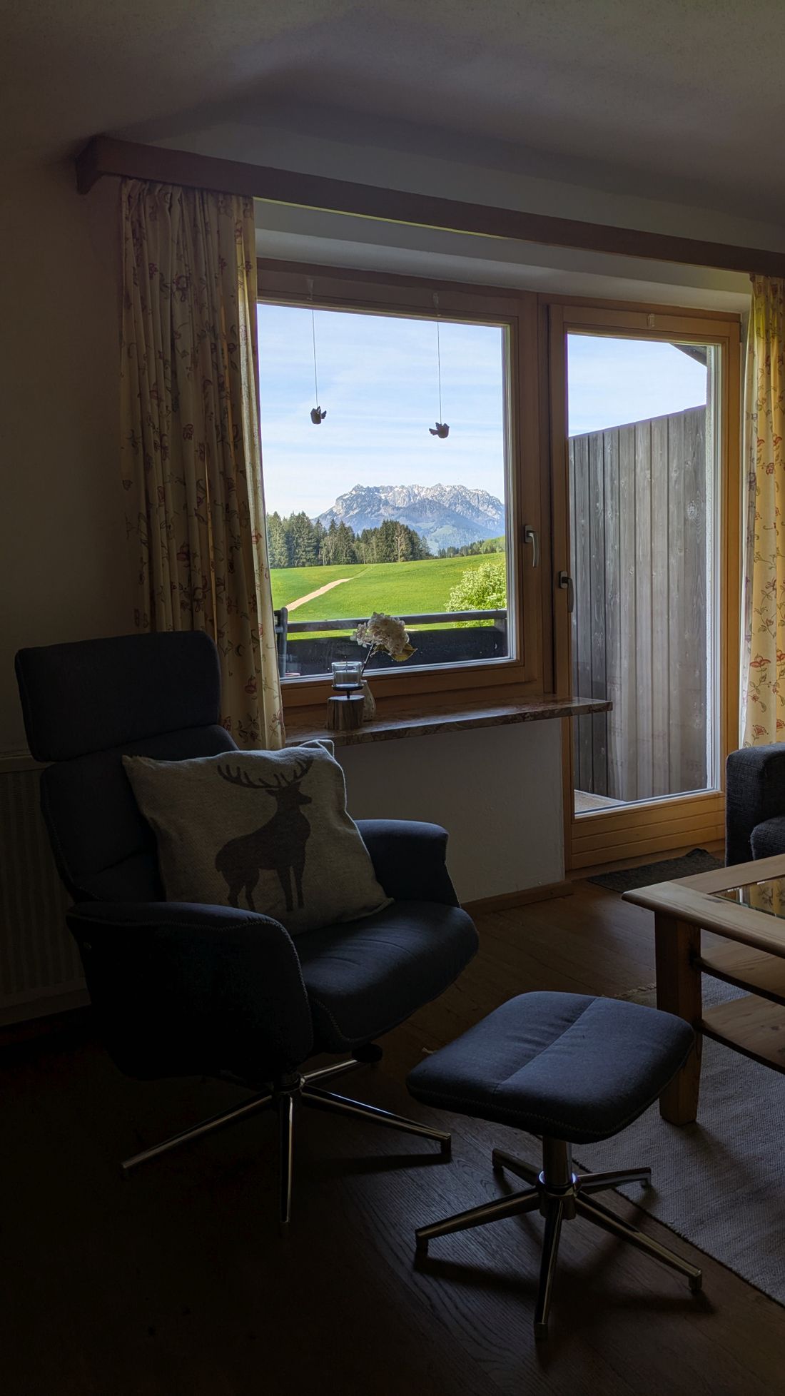 Ausblick aus der Wohnung