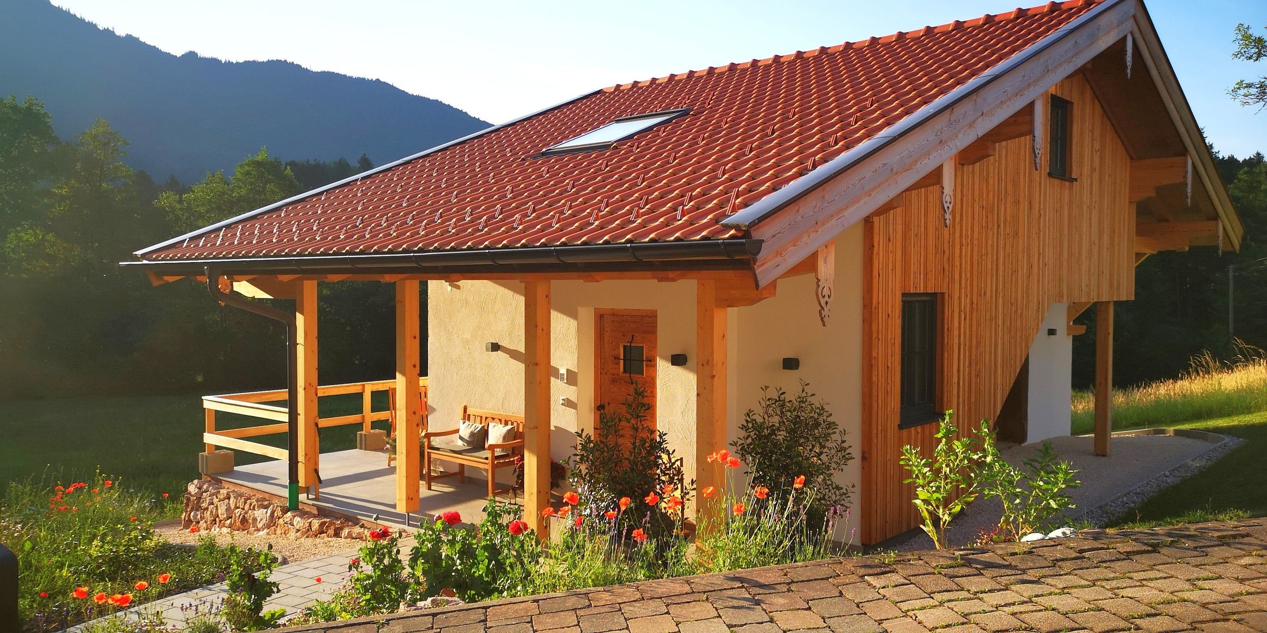 Alpenchalet Chiemgau, Morgenstimmung