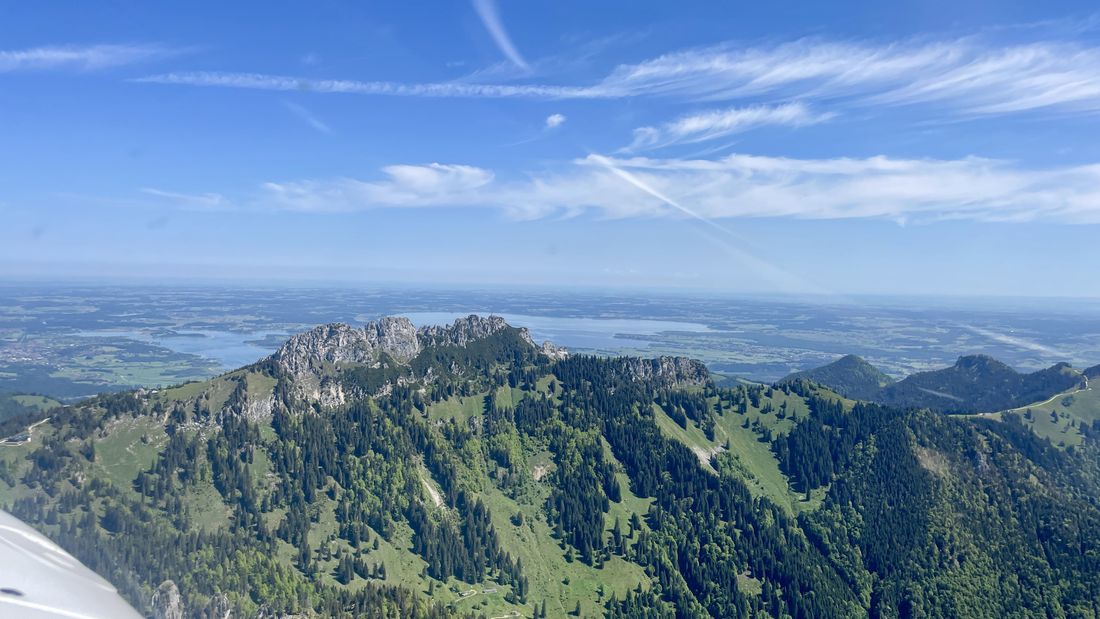 Kampenwand mit Chiemsee