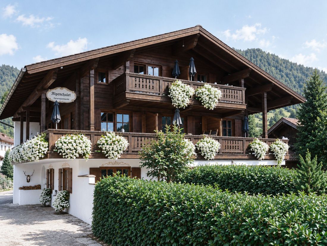 Alpenchalet Reit im Winkl – unser Haus im Sommer