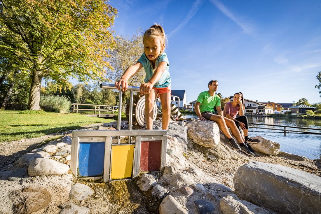 Wasserspielplatz Alzbad Truchtlaching