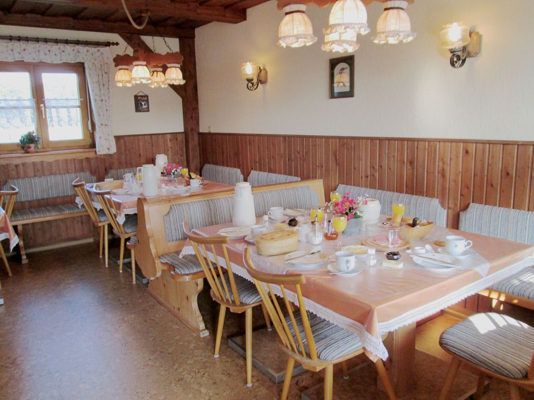 Pension Frühstücksraum