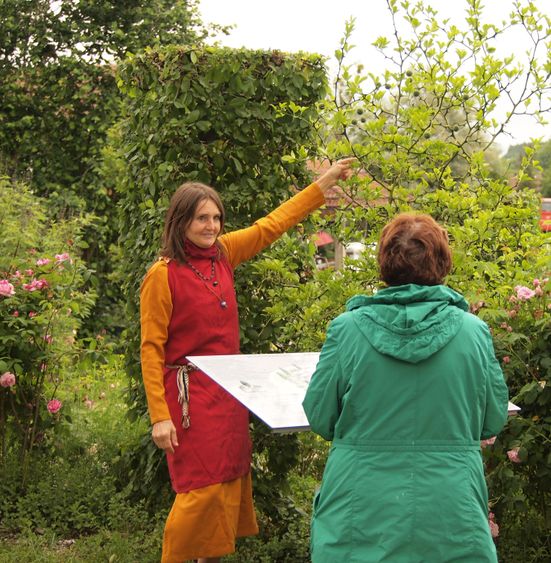 Römergartenführung Matthias Ziereis