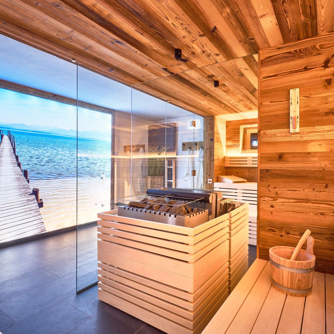 y activechalets alpspa Saunen