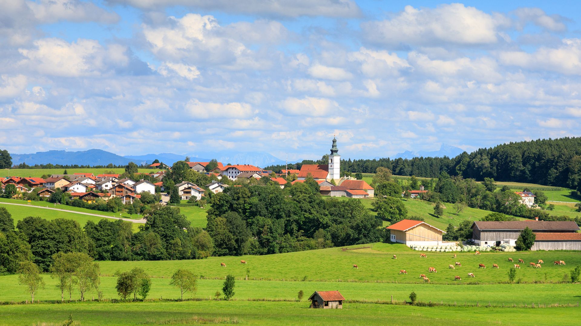 Blick auf Otting