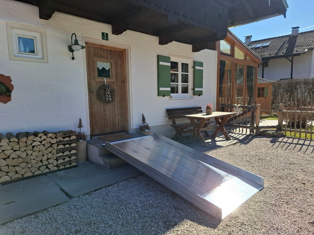 Ferienhaus mit Rollstuhlrampe