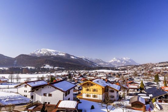 der Ausblick auf Reit im Winkl