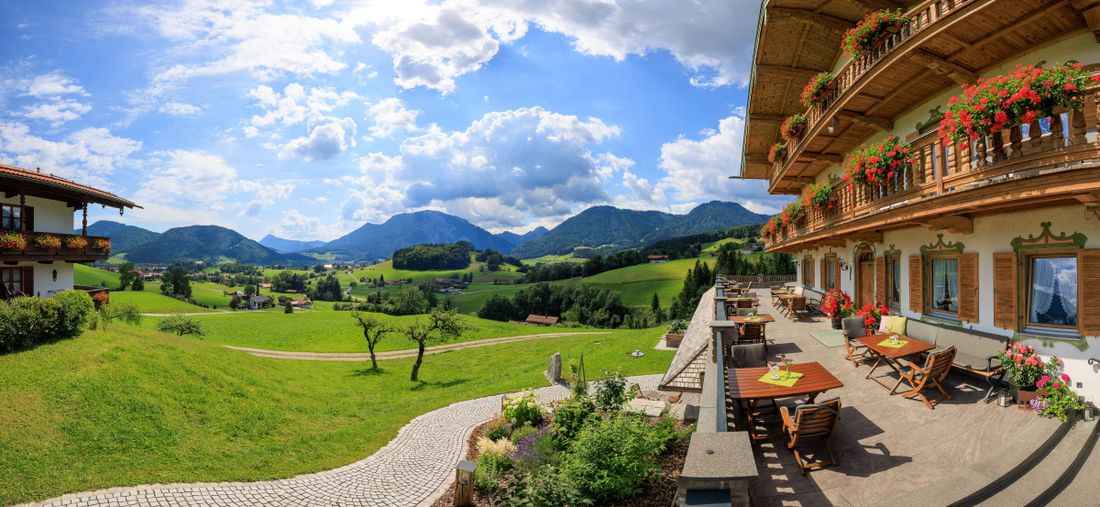 Terrasse mit herrlicher Aussicht