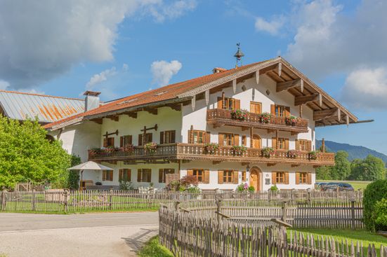 Der Knoglerhof am Fuße des Rauschberges
