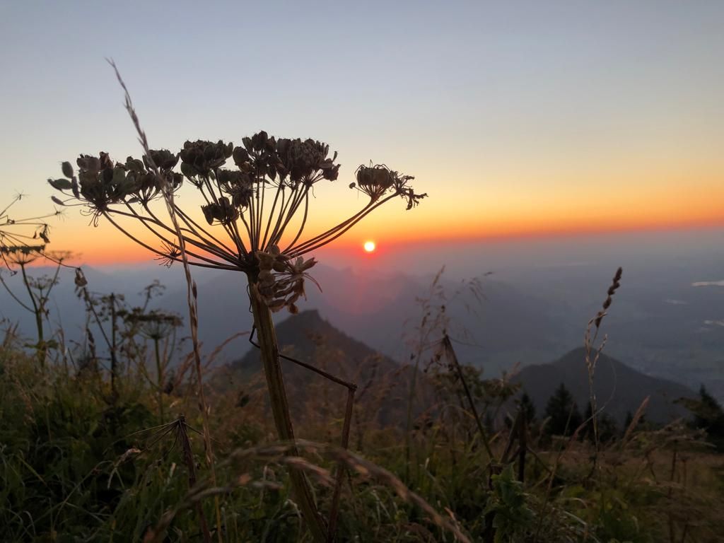 Sonnenuntergang Berg