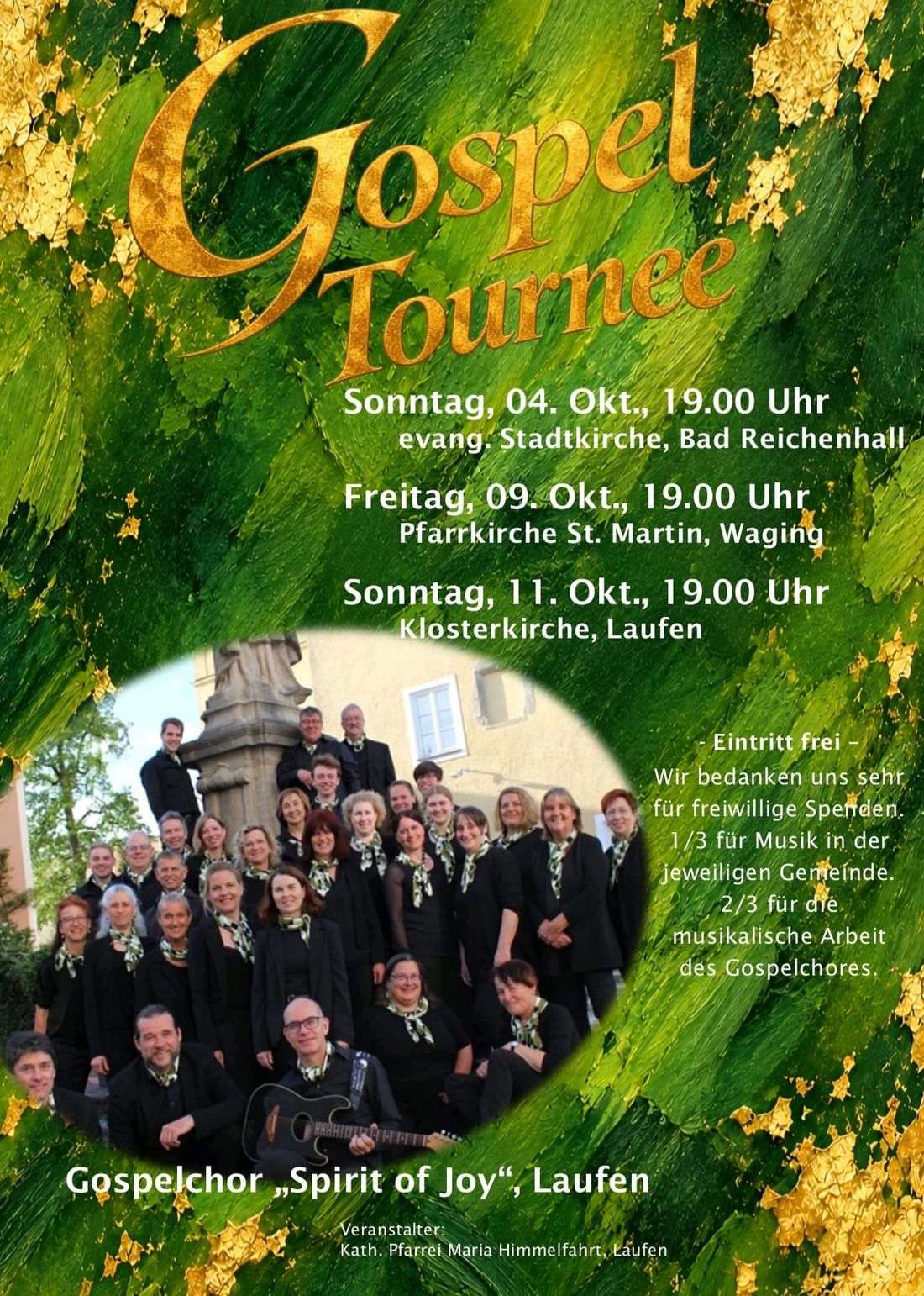 Gospel-Tournee – Gospelchor „Spirit of Joy“