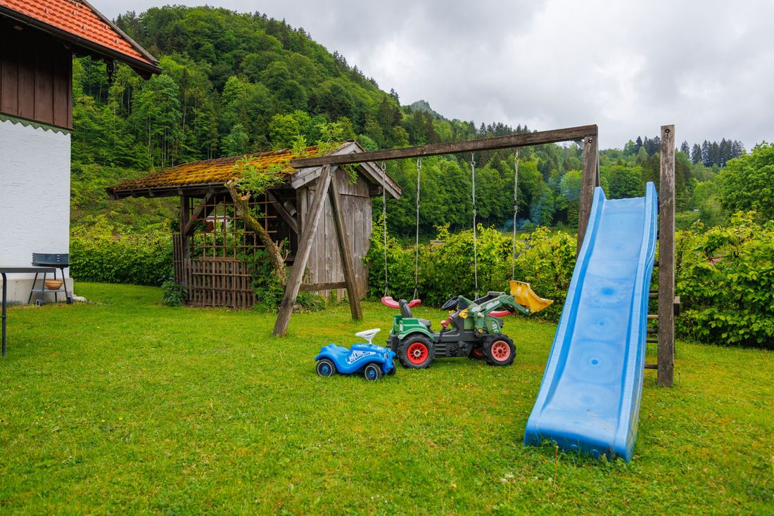 Unser Spielplatz im Garten